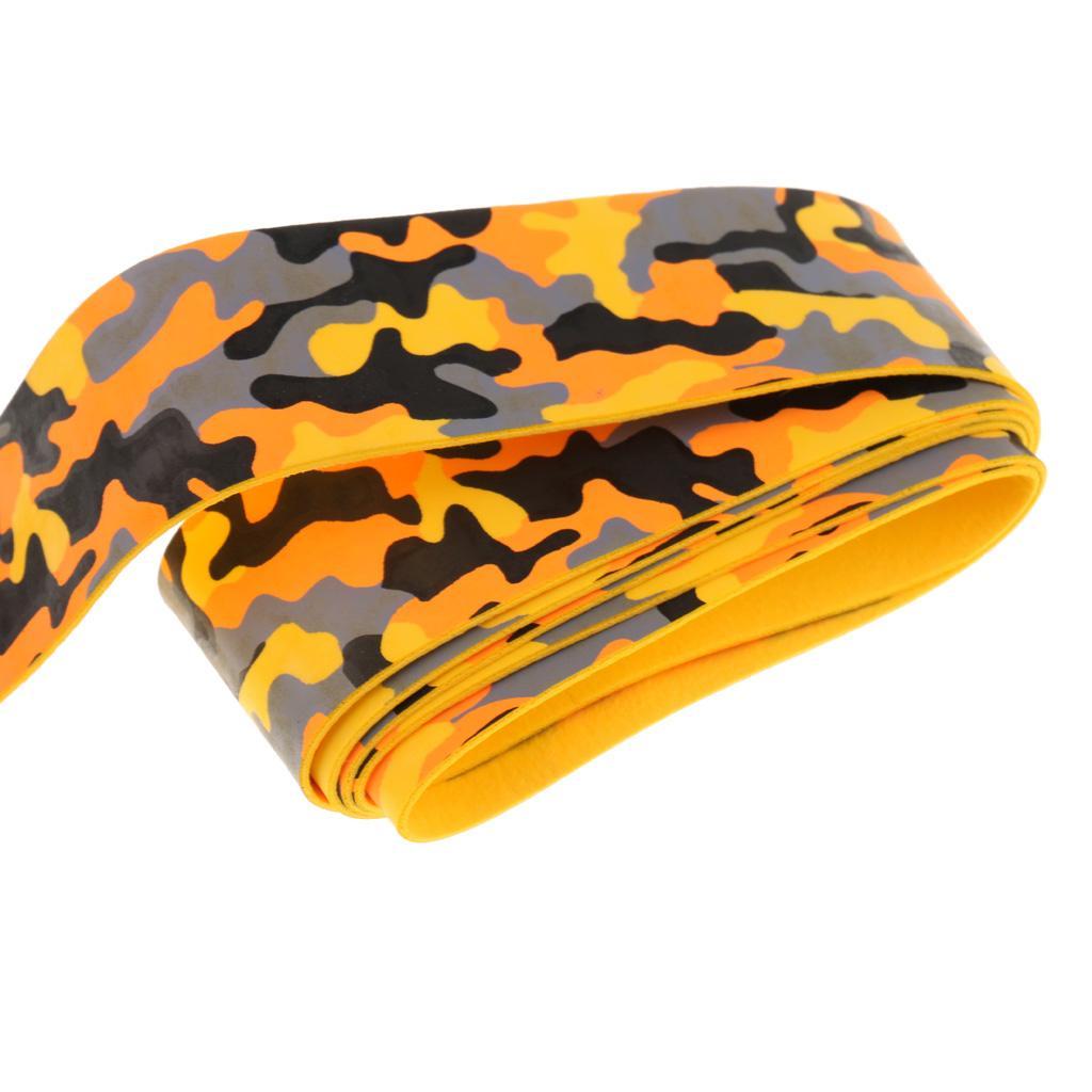 2xAnti- Squash/ Tennis Bat Overgrip Racket Grip Tape Yellow And Orange