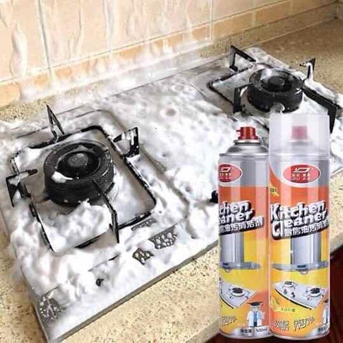 Chai Xịt Tẩy Rửa Bếp Kitchen Cleaner Tẩy Sạch Vết Bẩn Mùi Thơm Dễ Chịu, Bình xịt vệ sinh bếp bọt tuyết đa năng