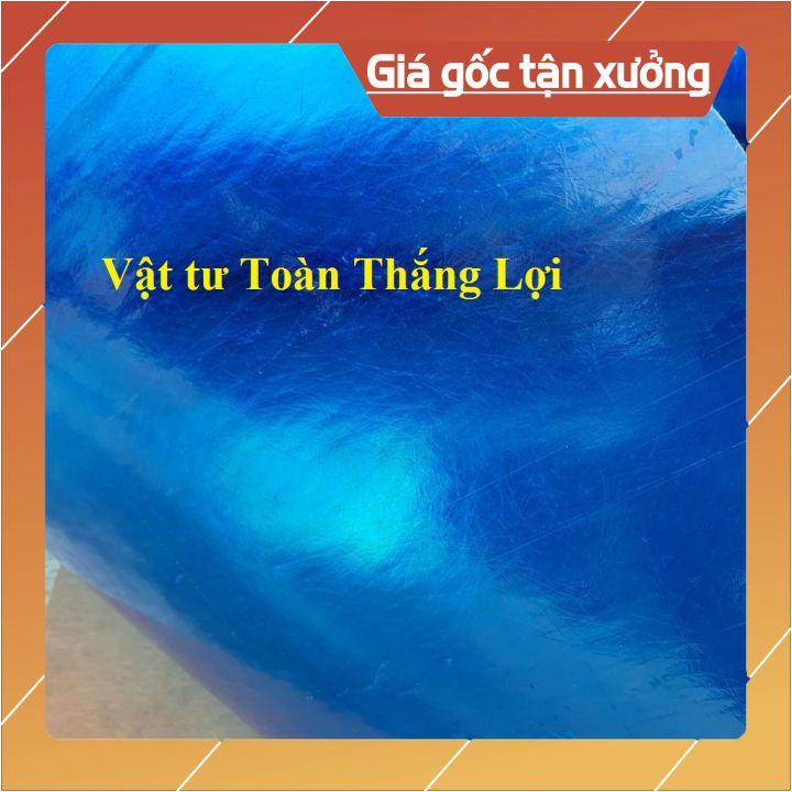 ( Khổ cao 1,2m x dày 8dem) Tôn nhựa lấy ánh sáng màu xanh che nắng mưa đều được