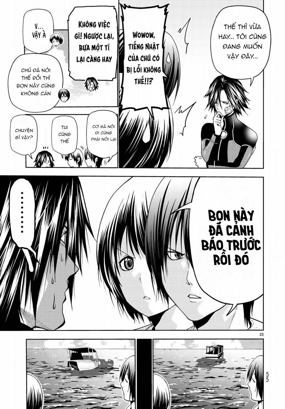 cô gái thích lặn - grand blue chapter 52 23