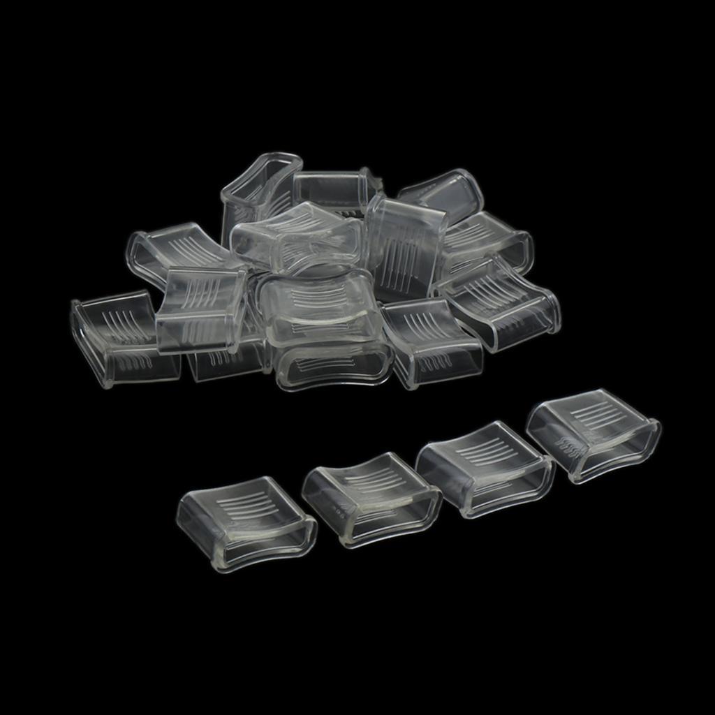 20 Pieces Referee Whistle Cover Transparent Whistle Cushioned Mouth Grip