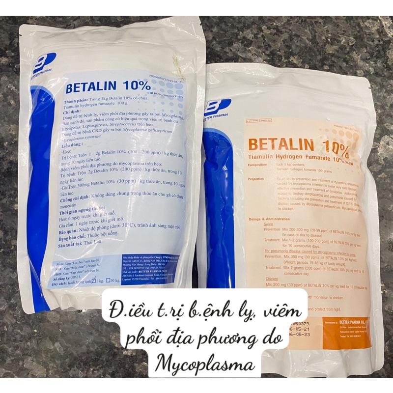 1kg BETALIN 10% Phòng và trI bệnh viêm phổi và bệnh hồng lỵ trên heo