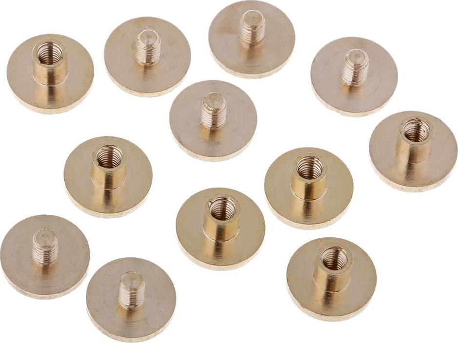 6 Miếng Rắn đinh Tán đinh Tán đinh Cho Thắt Lưng Túi Da Craft