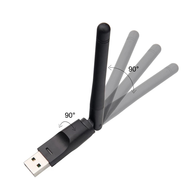 USB Thu Wifi Chuẩn N Tốc Độ Cao 150Mbps Tăng Khả Phạm Vi Thu Phát Sóng Wifi Cho Máy Tính Xách Tay, Máy Tính Để Bàn, Thiết Bị Thu Nhận Ngoại Vi 