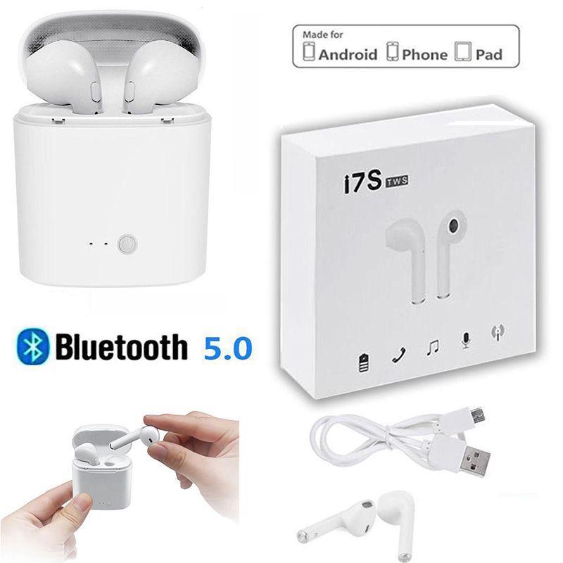 Bộ Tai Nghe bluetooth Không Dây HBQ I7S TWS mini Kèm Hộp Sạc Tiện Dụng