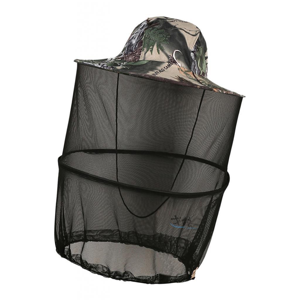 Mosquito Fly Net Head Protector Insect Bug Neck Face Protect Net Fishing Hat