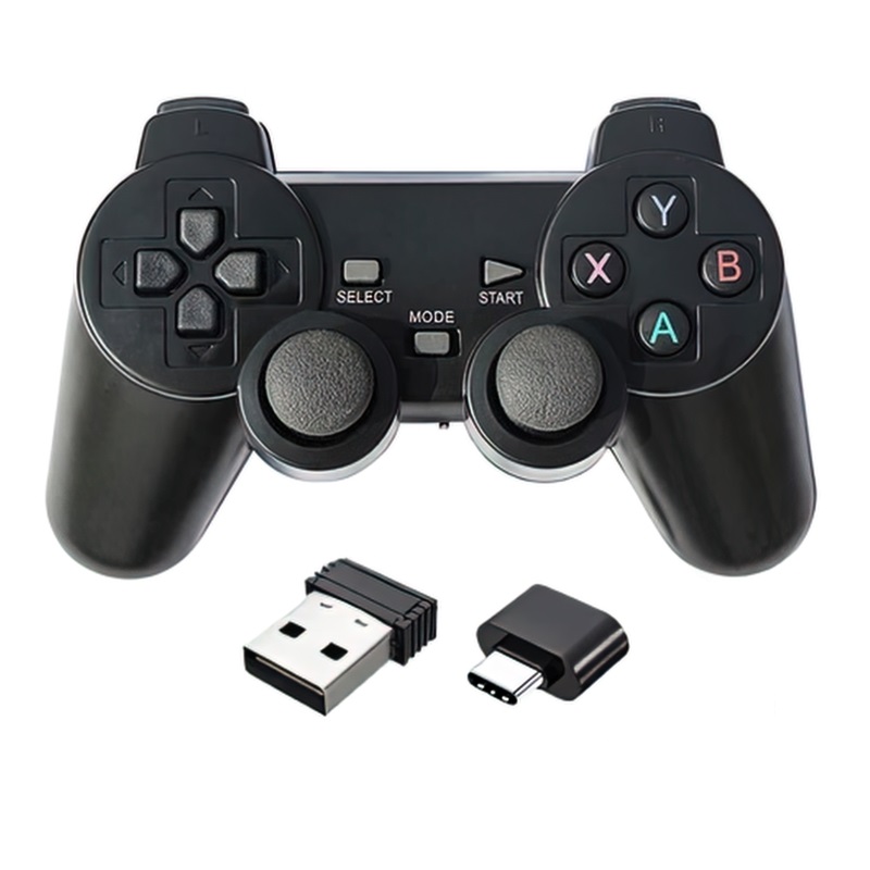 Gamepad khônd dây wireless + OTG cho máy tính - Android - Smart TV