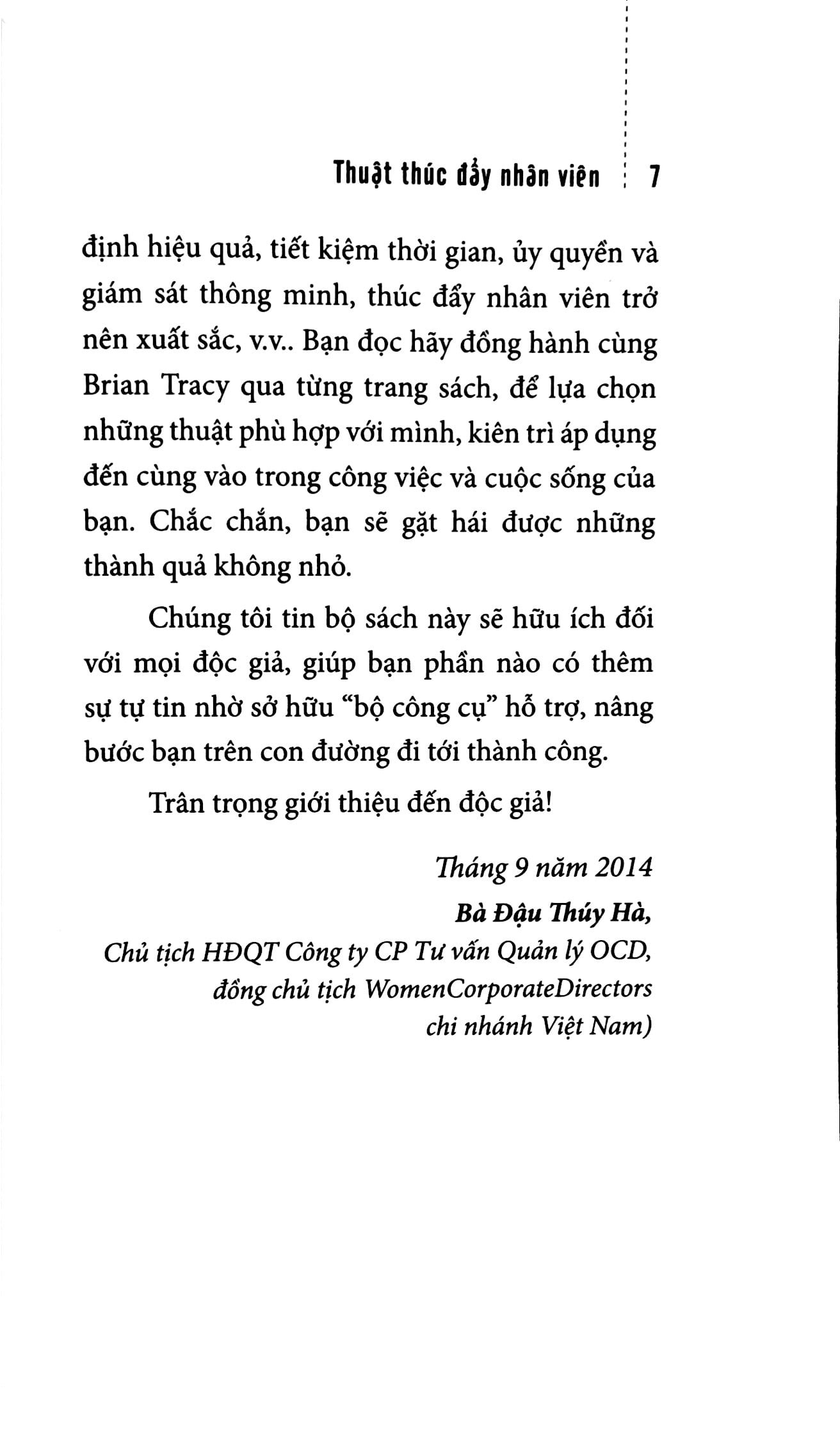Phát Triển Cá Nhân - Thuật Thúc Đẩy Nhân Viên