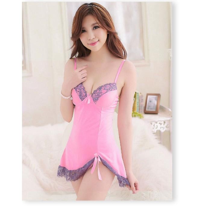 Váy ngủ sexy kèm quần chip - L0136