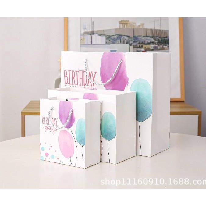 Túi giấy happy birthday Classy nhiều size cho bạn lựa chọn Q1526