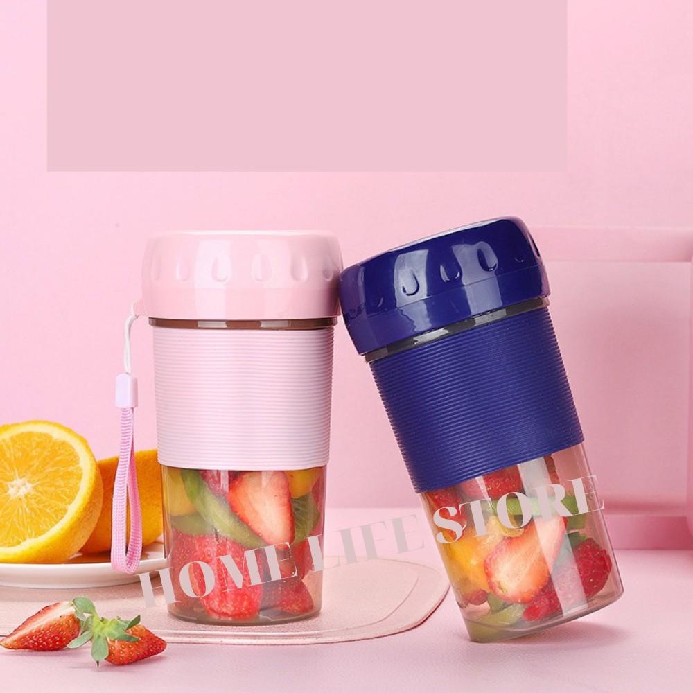 Máy Xay Sinh Tố Cầm Tay Pin Sạc Portable Juicer 300ml