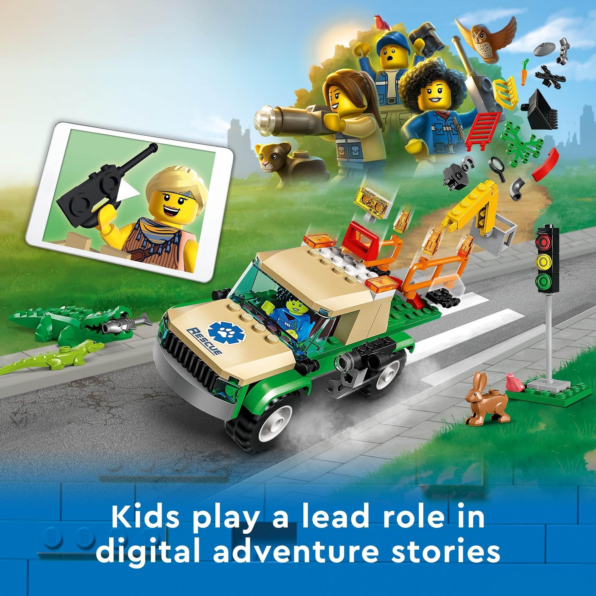 LEGO City 60353 Nhiệm Vụ Giải Cứu Động Vật Hoang Dã (246 chi tiết)