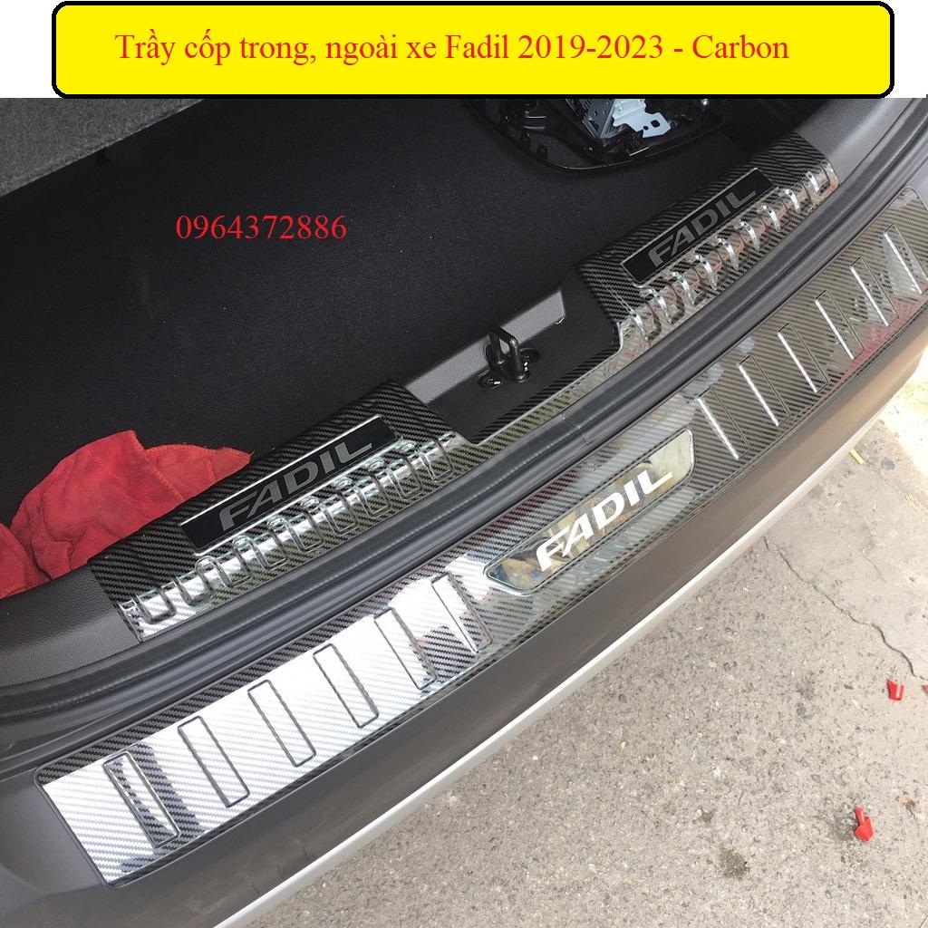 Bộ chống trầy cốp carbon Vinfast Fadil 2019-2023