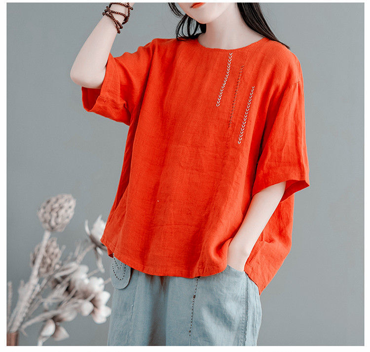 Áo kiểu nữ form rộng fullsize M đến 2XL, áo đũi nữ thêu hoa họa tiết dễ mix đồ