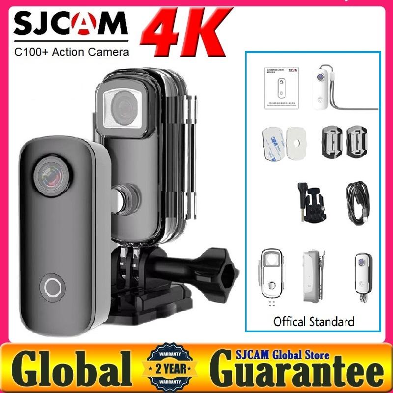 Camera Hành Động SJCAM C100 Plus Camera Mini Bỏ Túi 4K30FPS H.265 12MP 2.4G WiFi 30M Chống Nước C100 Camera DV Thể Thao Hành Động