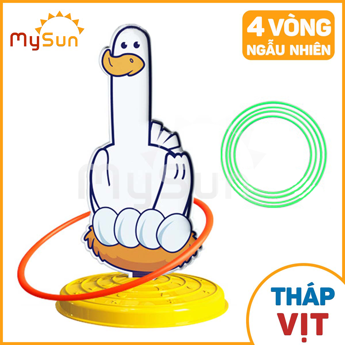 Bộ đồ trò chơi NÉM VÒNG cổ chai cho bé giải trí giảm căng thẳng MySun