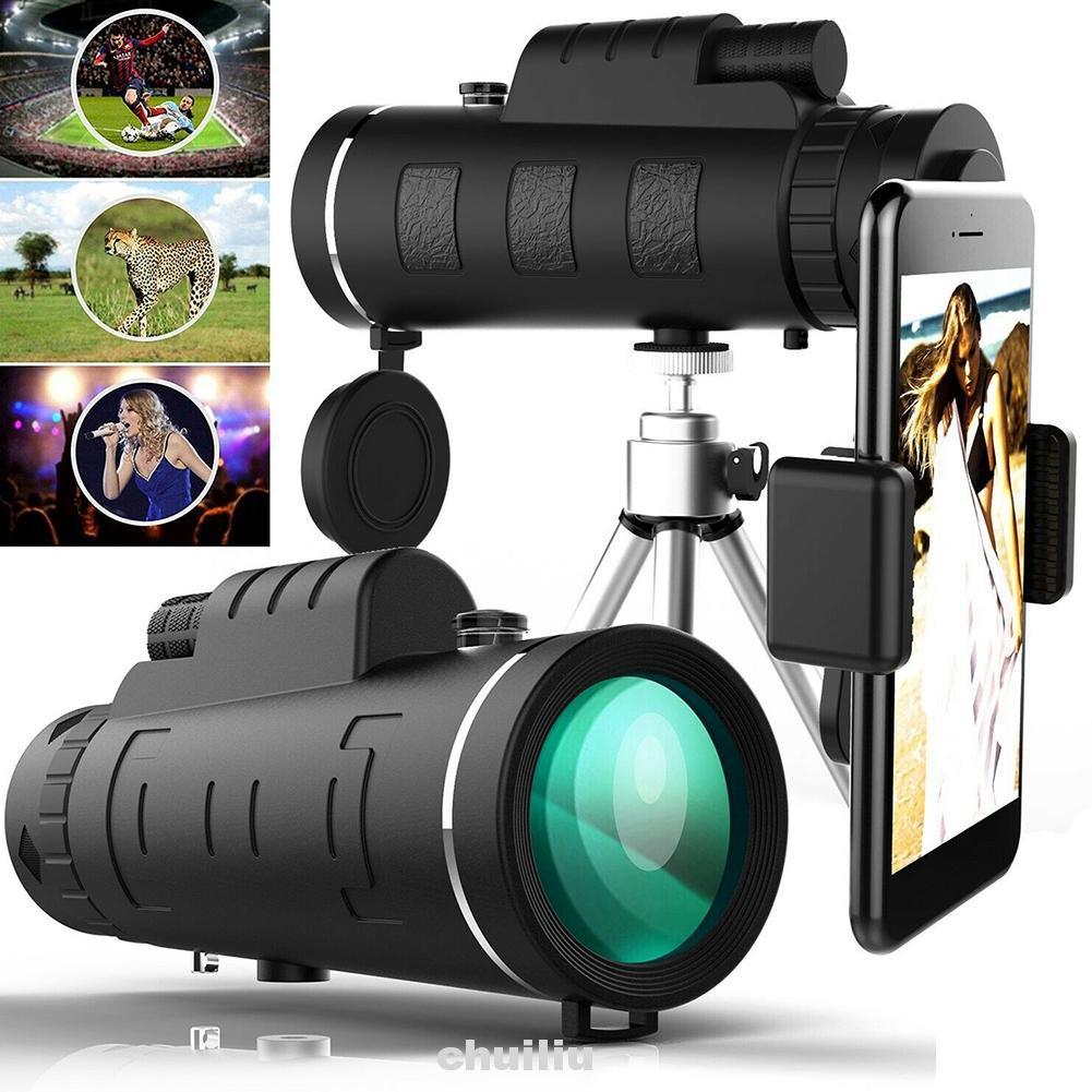 Ống Nhòm 50x60 Hd Hỗ Trợ Chụp Ảnh Ban Đêm Kèm Phụ Kiện