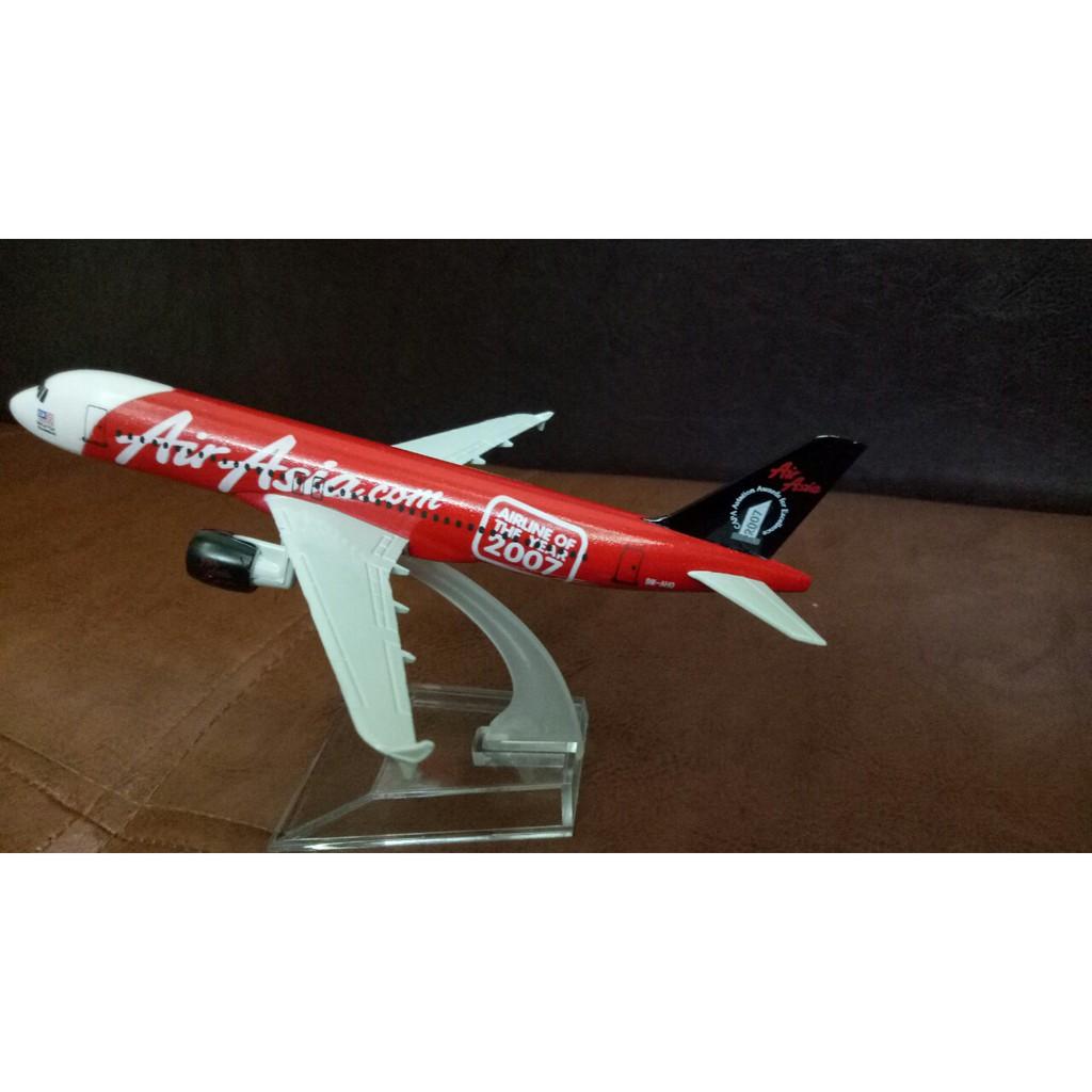 Mô hình máy bay A320 Air Asia 16cm