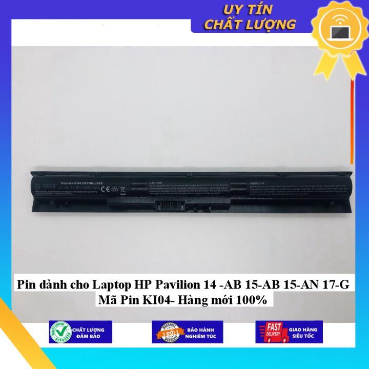 Pin dùng cho Laptop HP Pavilion 14 -AB 15-AB 15-AN 17-G Mã Pin KI04 - Hàng Nhập Khẩu MIBAT687