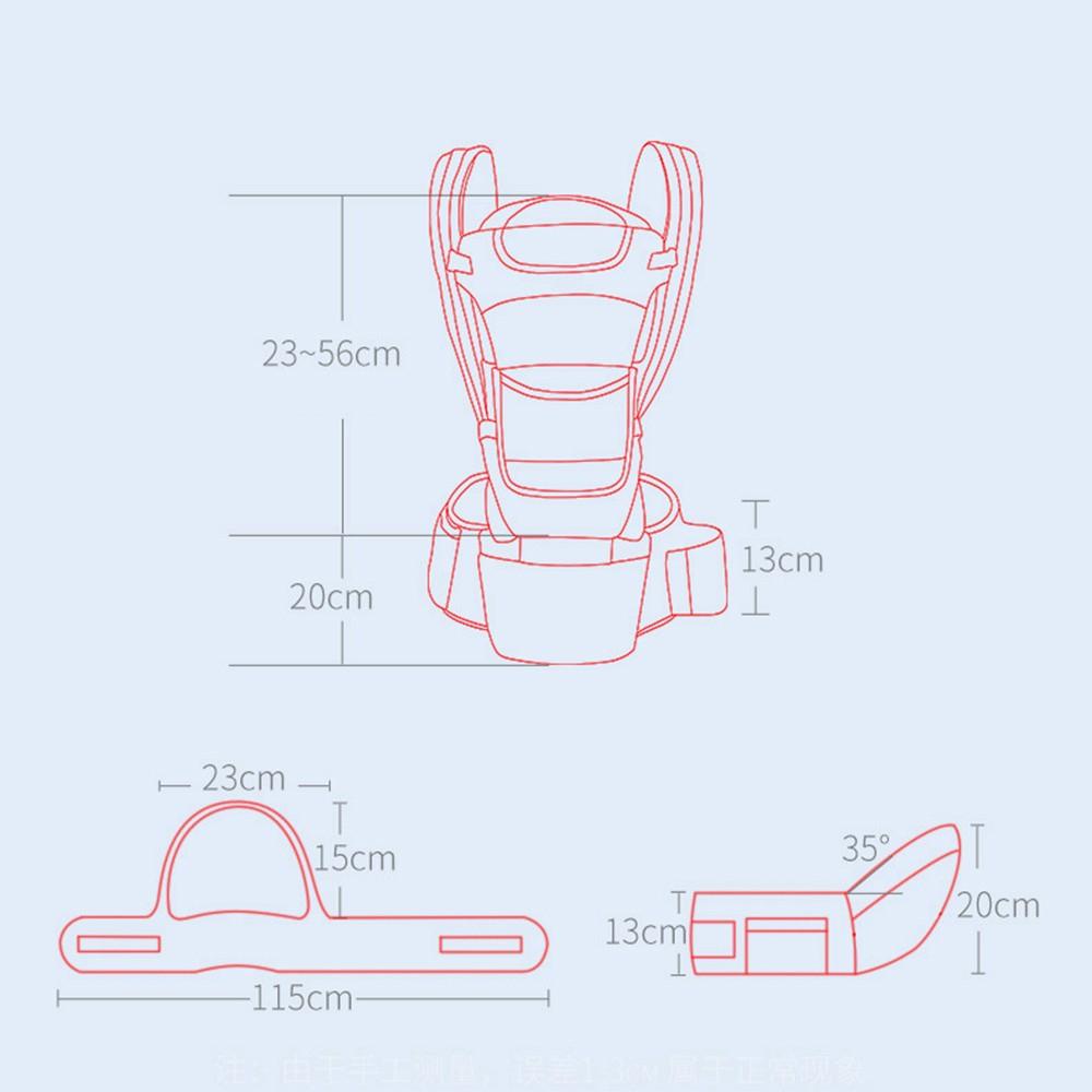 0-48M Công Thái Học Cho Bé Ba Lô Tàu Sân Bay Trẻ Sơ Sinh Hipseat Carrier Mặt Trước Kangaroo Quấn Bé Sling Du Lịch Cho Bé mới sinh