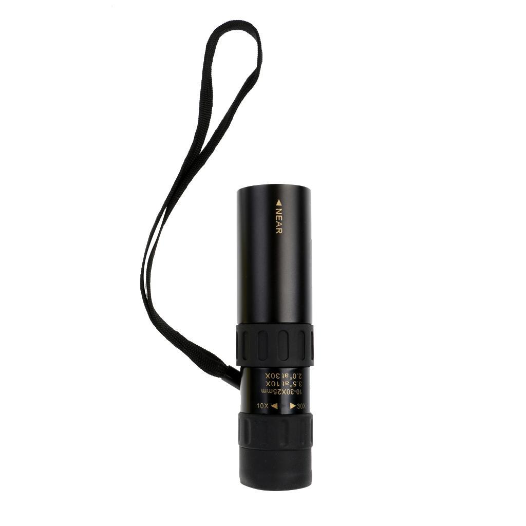 Compact Mini 10-30x25 High Power Zoom Optical Monocular Telescopes Outdoor