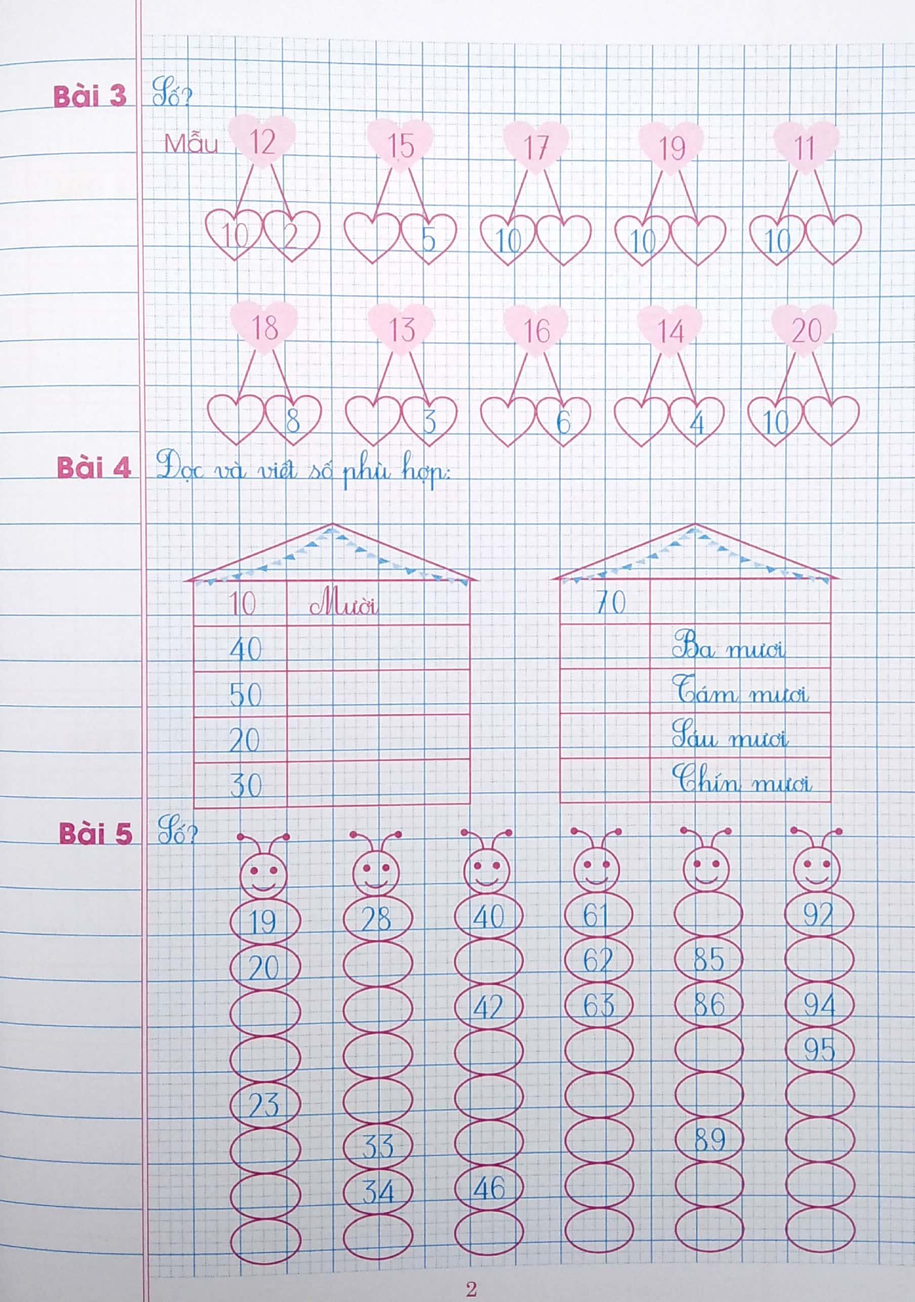 Vở Ô Li Bài Tập Toán 1 - Quyển 2 (Theo Kết Nối Tri Thức Với Cuộc Sống)