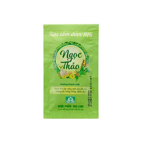 Sữa tắm dược liệu Ngọc Thảo hương thanh mát dây 12 gói x 7ml