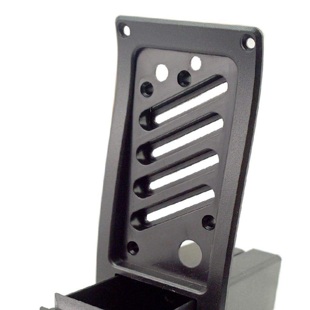 2X Battery Pack Holder Equalizer EQ Piezo Pickup Cover Guitar