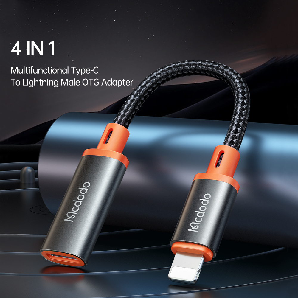 Cáp Chuyển Đổi Mcdodo Castle Series Type-C to iP Convertor Cable (Hàng chính hãng)