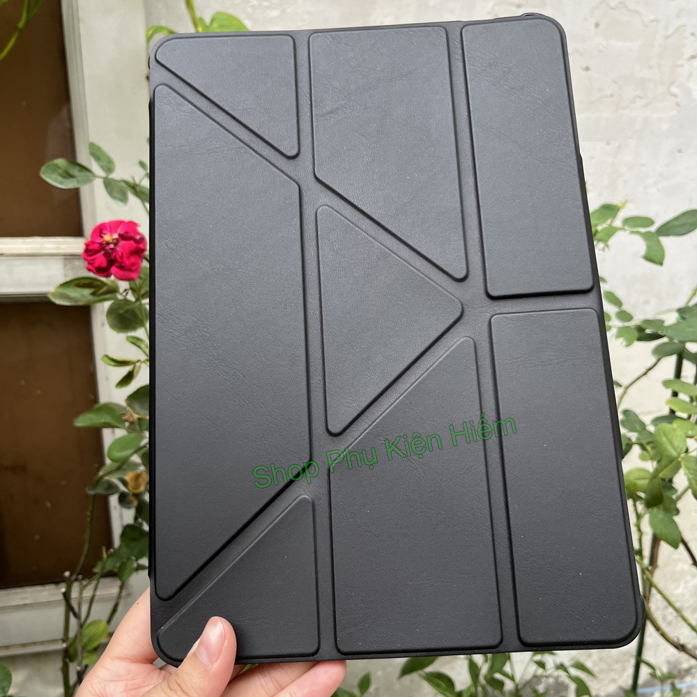 Bao da dành cho Mi Pad 6 - Mi Pad 6 Pro cao cấp gập chéo có khe đựng bút, bảo vệ camera full máy