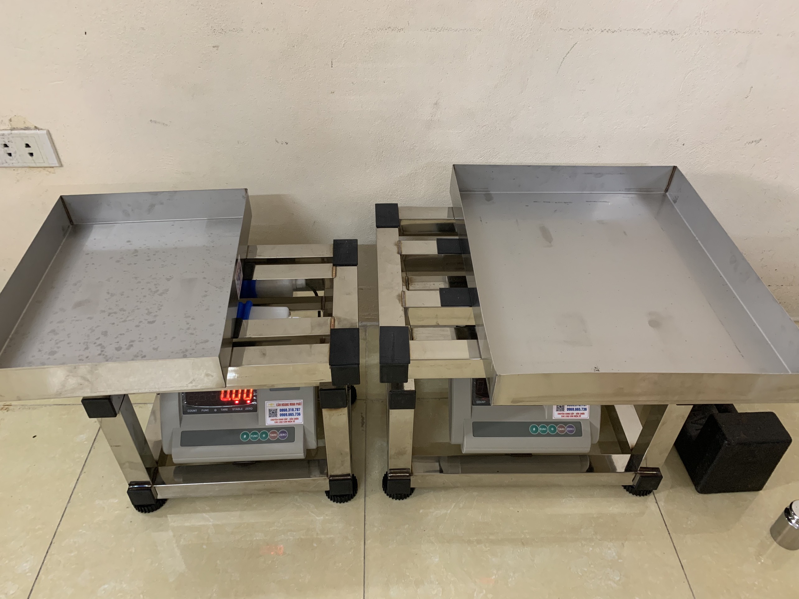 Cân điện tử INOX Toàn Phần YAOHUA (Taiwan) 100kg 150kg 200kg 300kg 500kg A12E (cân công sản) [ CÂN HOÀNG MINH PHÁT