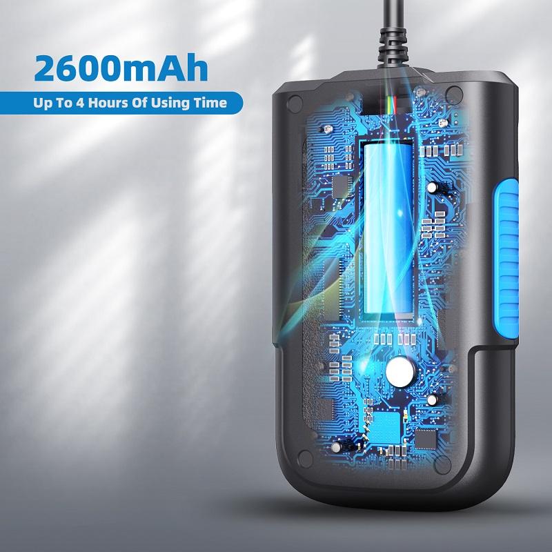 Màn Hình IPS 2.4 Inch Camera Nội Soi Công Nghiệp HD1080P Ống Xe Kiểm Tra Borescope Chống Nước Cứng Cáp LED Pin 2600 MAh