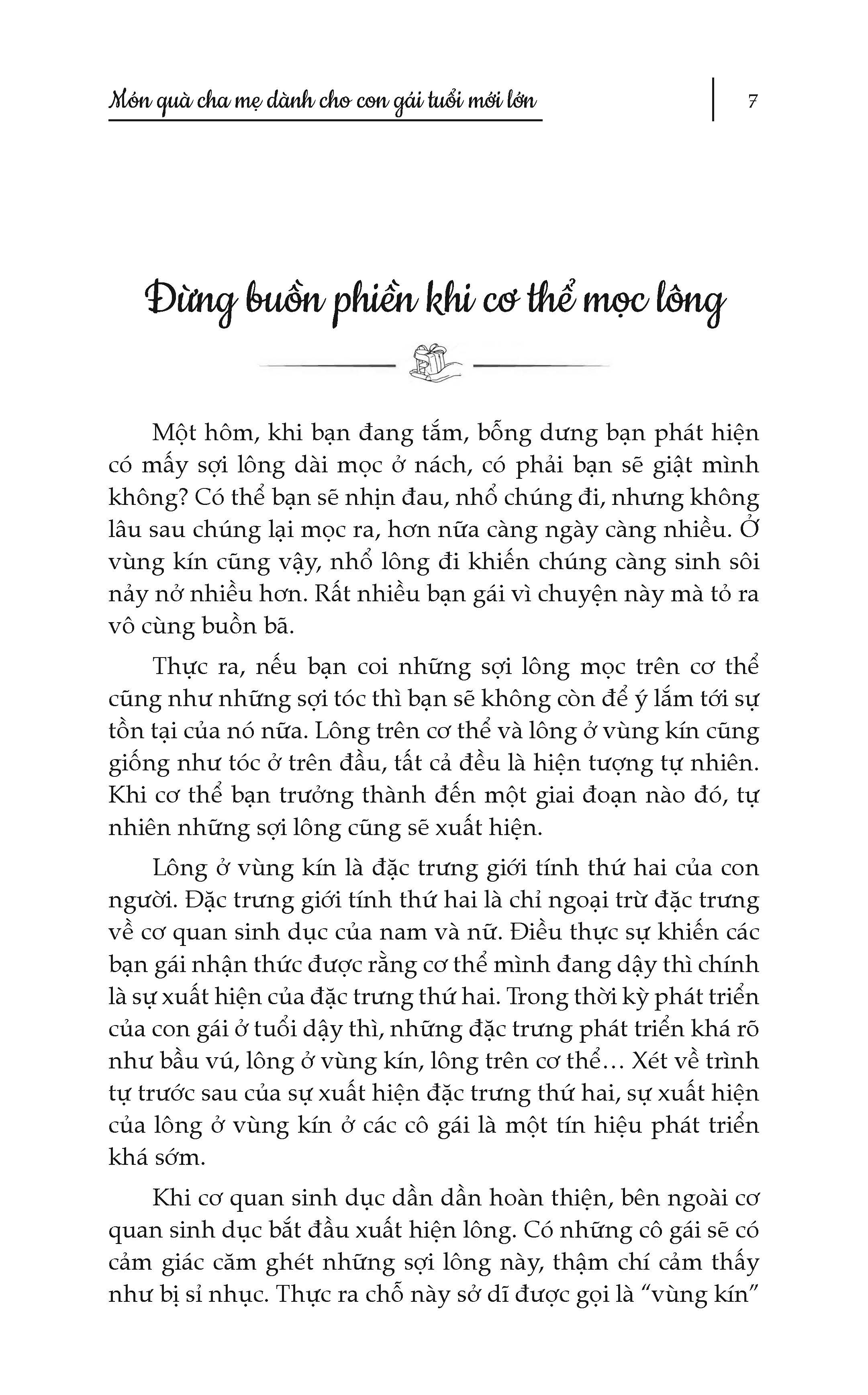 Món Quà Cha Mẹ Dành Cho Con Gái Tuổi Mới Lớn