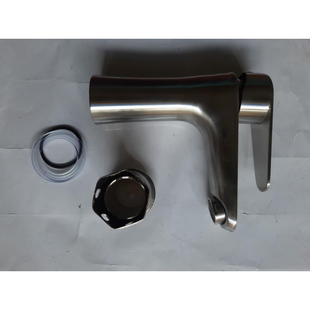 VÒI LAVABO NÓNG LẠNH CAO CẤP 304 CAO 20cm.