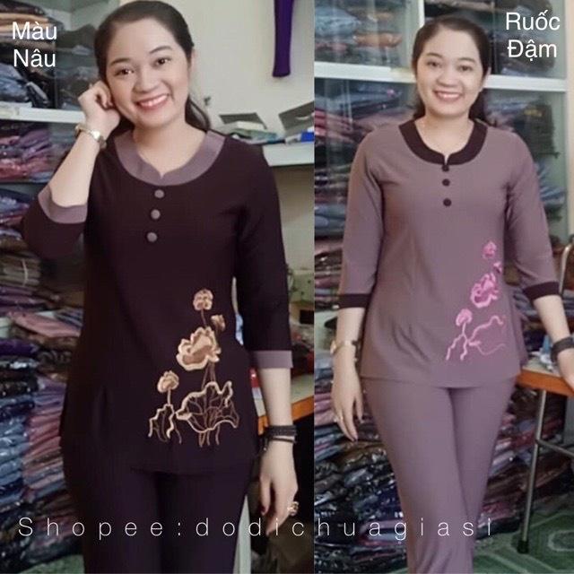 ĐỒ LAM ĐI CHÙA  Mẫu Thun Lạnh Cao Cấp