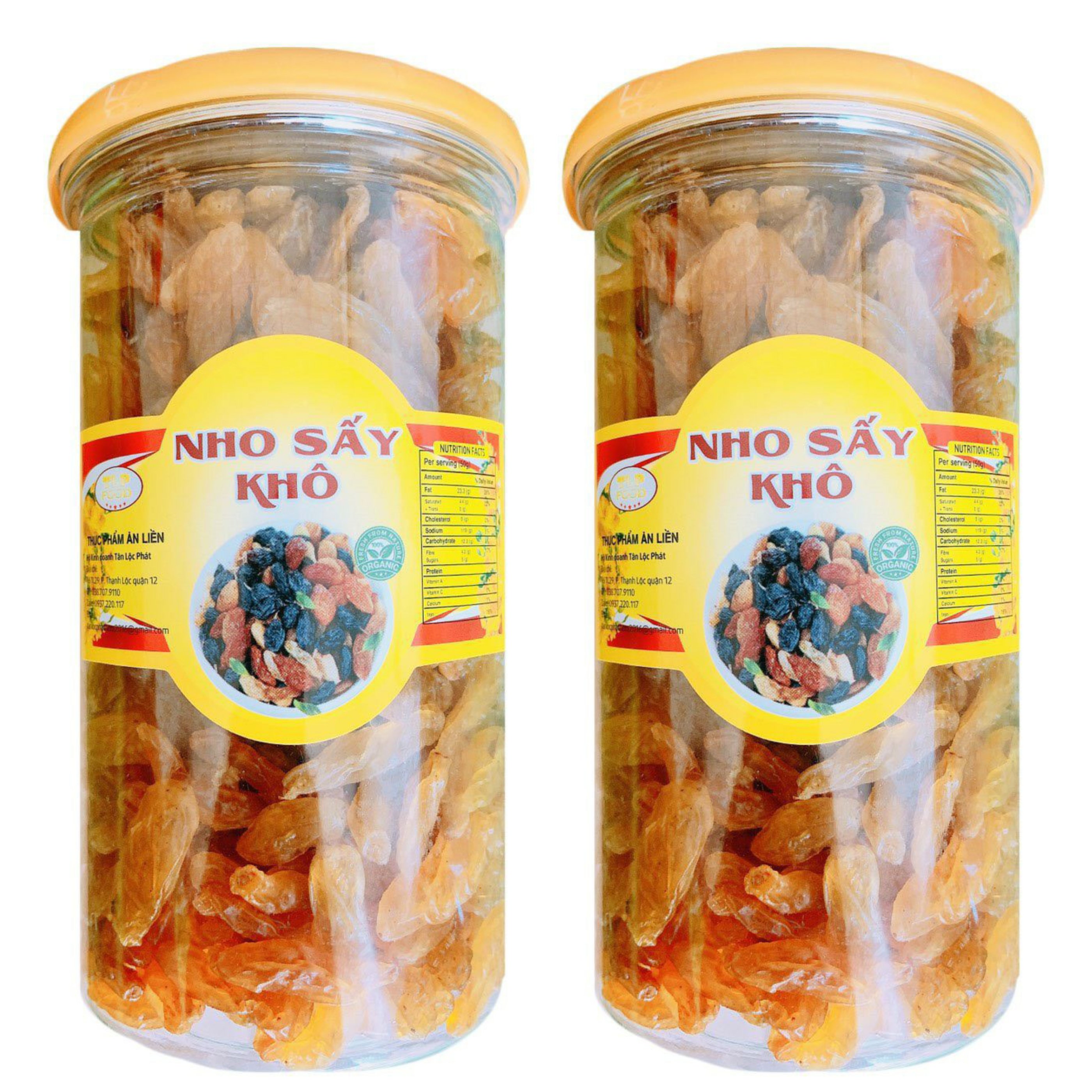 NHO VÀNG SẤY KHÔ HÀNG NHẬP KHẨU CAO CẤP THƯƠNG HIỆU TÂN LỘC PHÁT (1KG GỒM 2 HỘP)