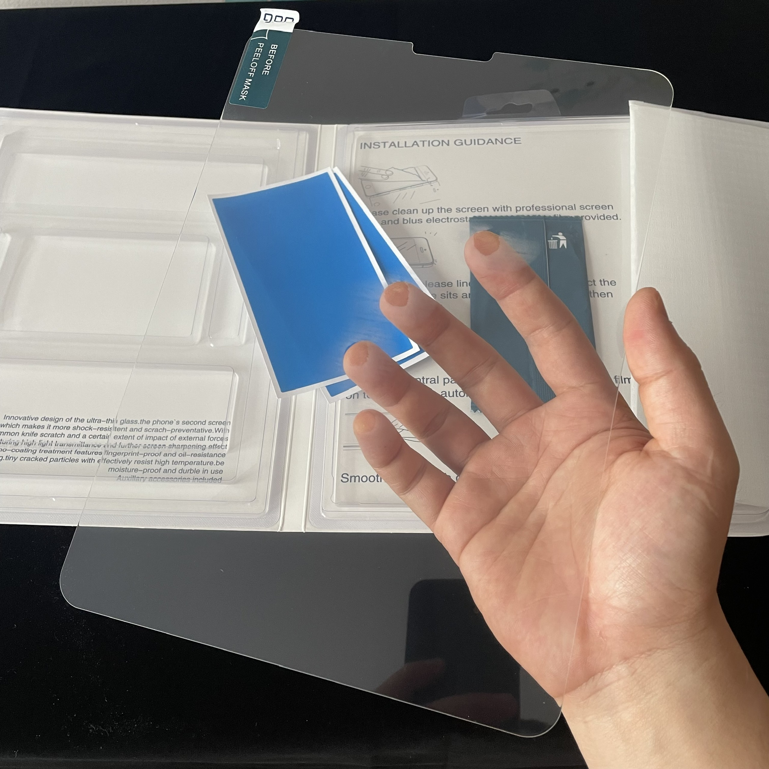 Kính cường lực GOR cho iPad Pro 11inch M4 2024 trong suốt , siêu mượt Hàng nhập khẩu