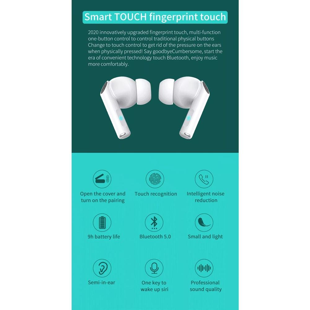 Tai nghe bluetooth không dây Artizer tai nghe giảm tiếng ồn chủ động ANC, kiểu dáng thể thaoM10 TWS