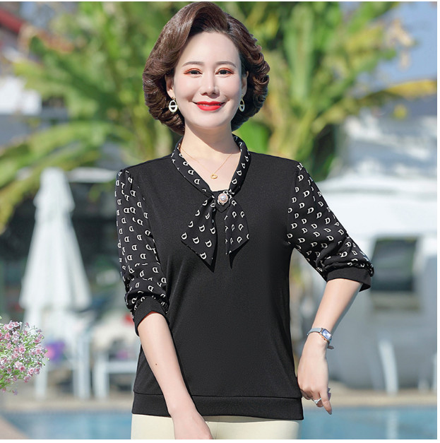 Áo Thun Cho Mẹ Sang Trọng SM28 - Hàng Quảng Châu Cao Cấp