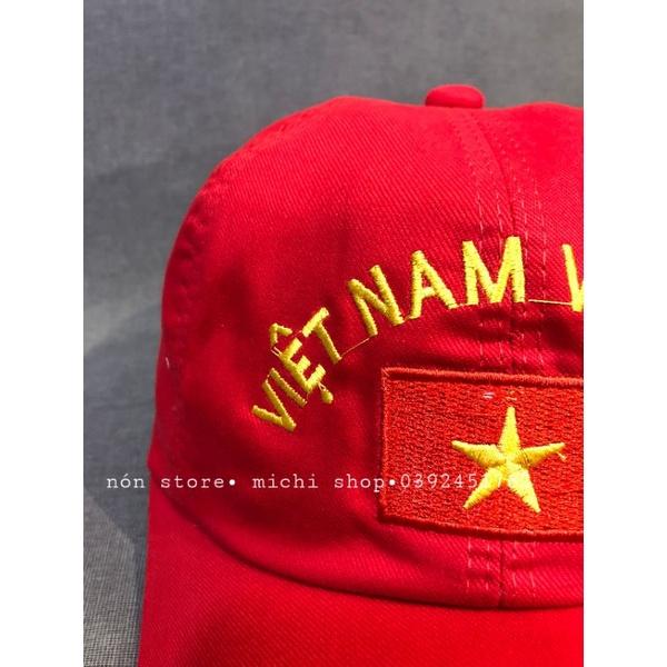 MŨ LƯỠI TRAI THÊU " VIỆT NAM VÔ ĐICH " - MŨ LƯỠI TRAI NAM/NỮ