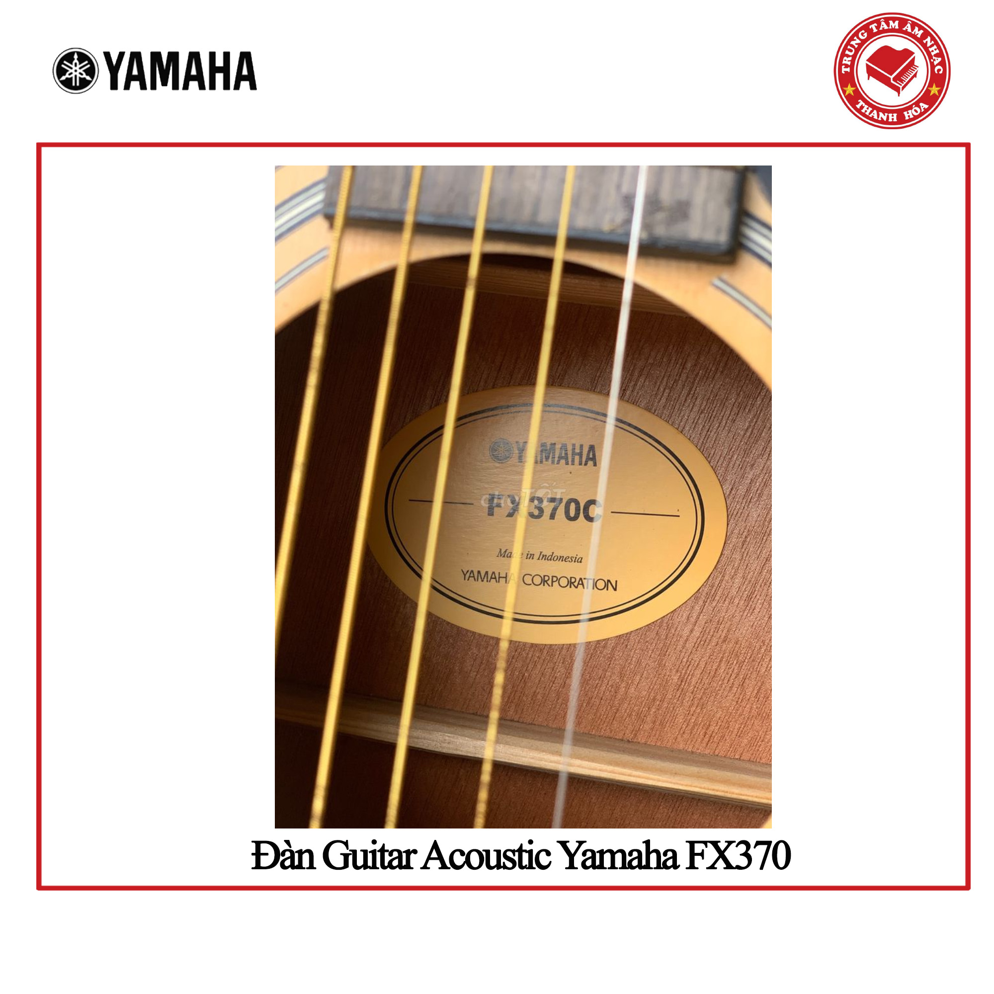 Đàn Guitar Acoustic Yamaha FX370C - Hàng chính hãng