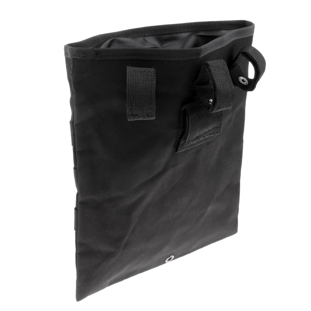 Outdoor Foldable Molle Utility Storage Bag Waist Belt Magazine Drop Pouch for Hiking