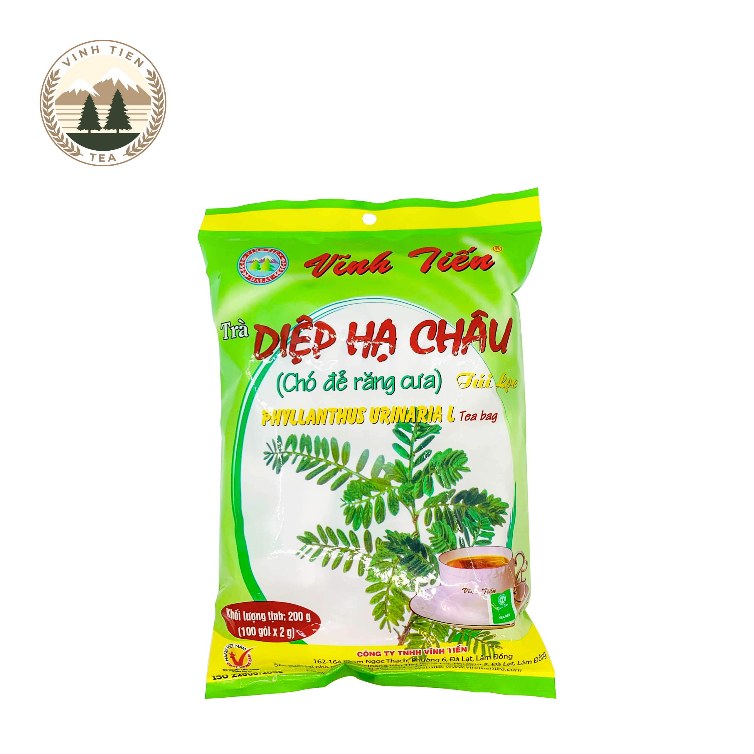 Trà Túi Lọc Diệp Hạ Châu Vĩnh Tiến