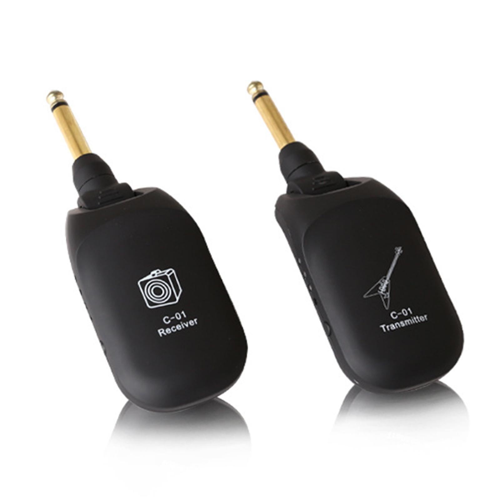 Wireless Guitar Transmitter Receiver Set Audio Transmitter Receiver Electric Guitar Accessory
