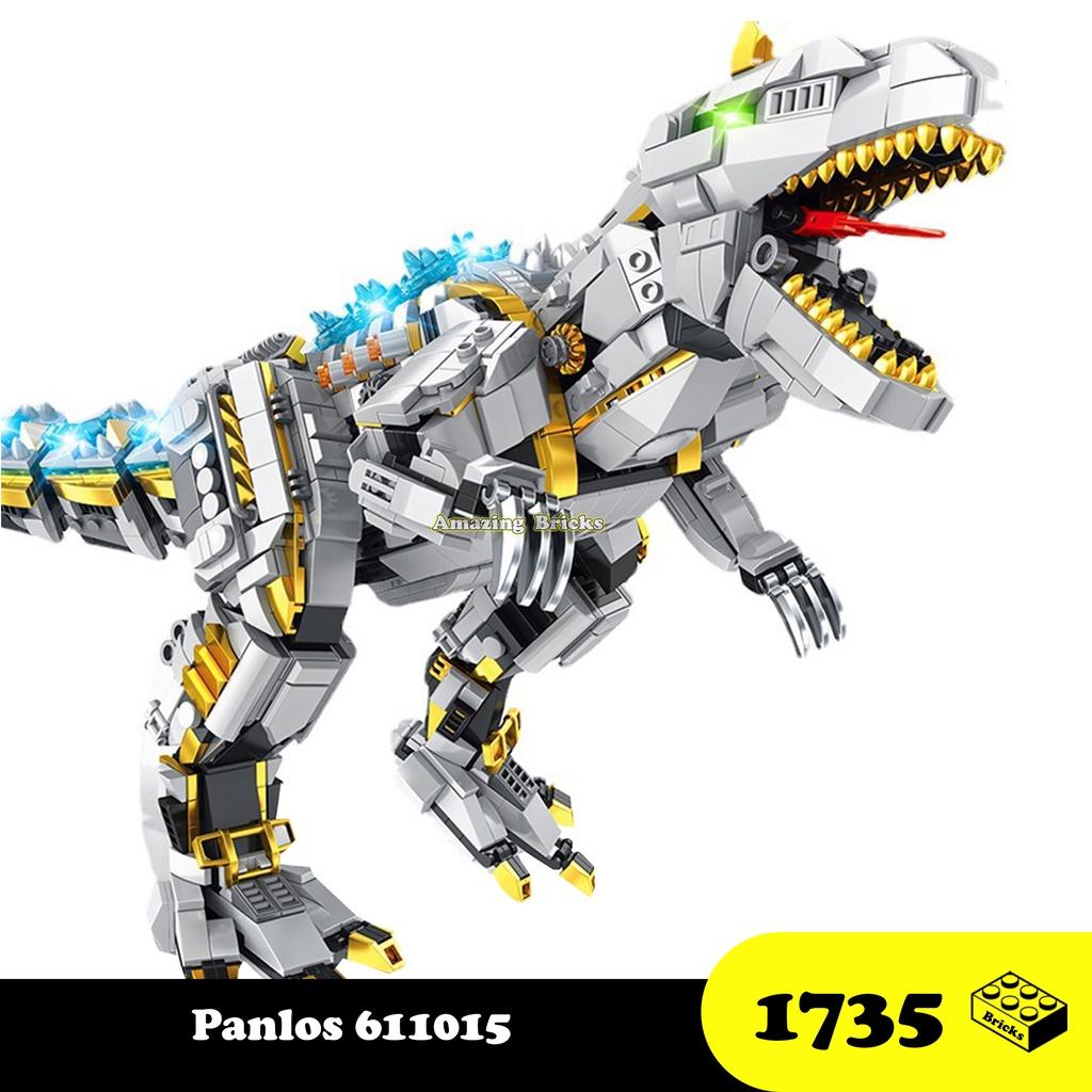 Đồ chơi Lắp ráp Khủng long Allasarus, Panlos 611015 Mechanic Dinosaur, Xếp hình thông minh, Mô hình Khủng Long