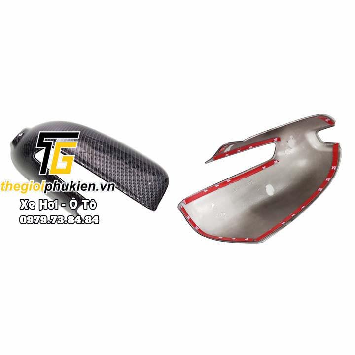 Bộ ốp gương chiếu hậu Hyundai Kona vân Carbon cap cấp