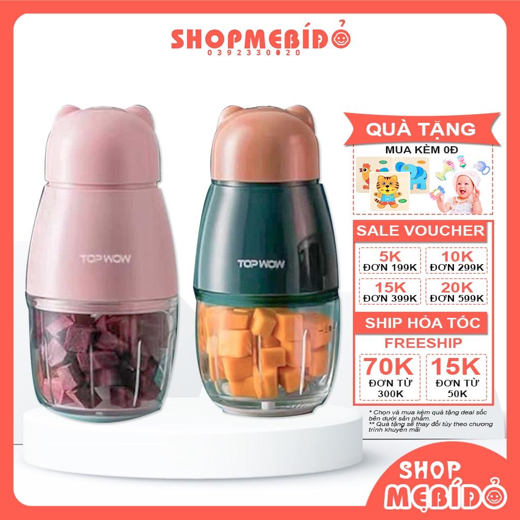 Máy Xay Đa Năng Phục Vụ Cho Bé Ăn Dặm TOPWOW 300ml Shop Mẹ Bí Đỏ GD15