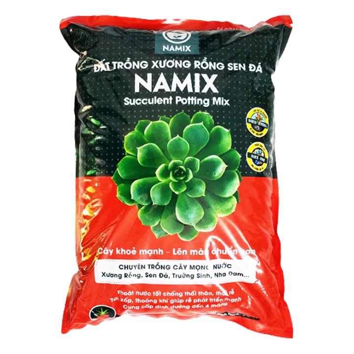 Đất trồng sen đá namix túi 5dm3