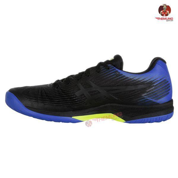 Giày Tennis Nam Asics Solution Speed FF Đen Xanh