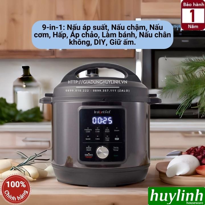 Nồi áp suất điện tử đa năng Instant POT ESSENTIAL 60 - 9-in-1 - 5.7 lít - Hàng chính hãng